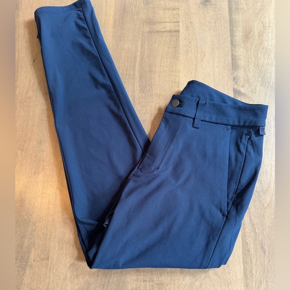 Men's Lululemon Commission Pants Deep Blue 28W Warpstreme
